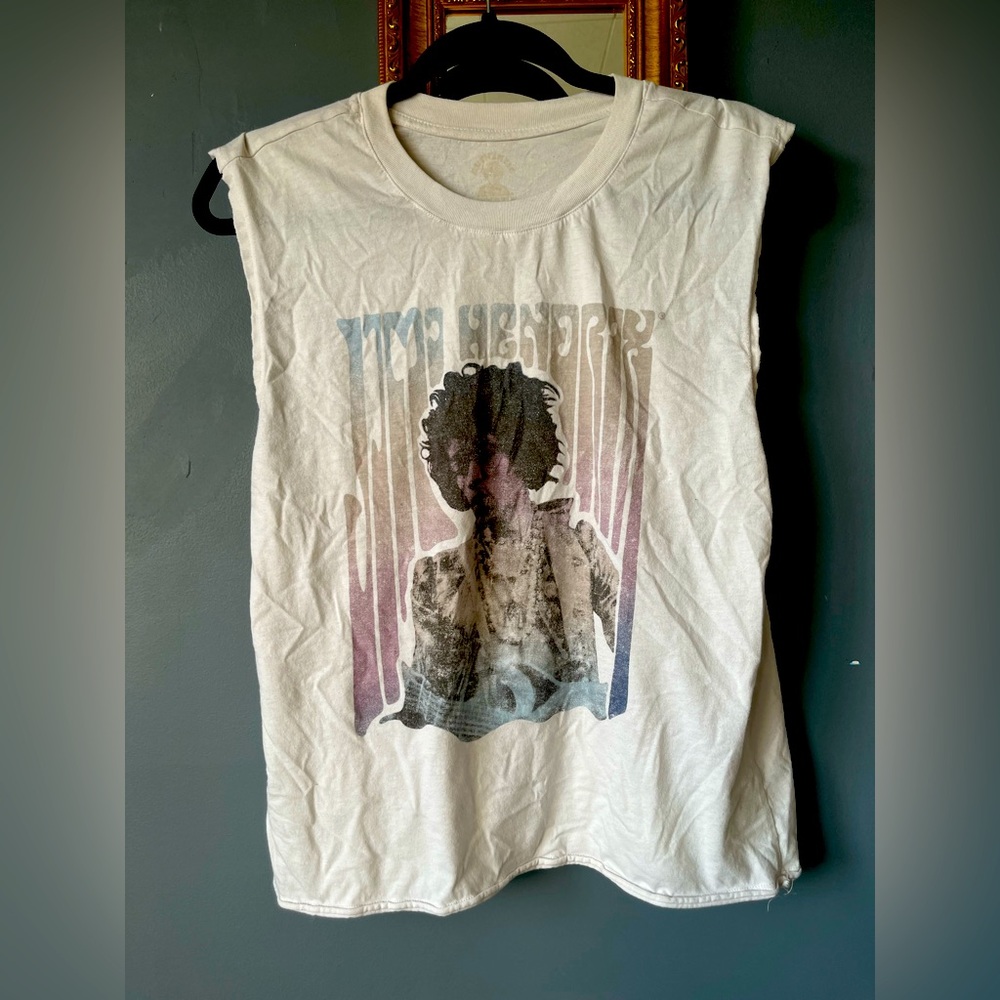 Vintage Jimi Hendrix sleeveless T-shirt